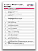 25 Customer Service Vocabulary Examples download