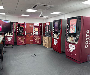 Image from Costa site visit showing machines