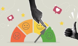 Customer satisfaction meter