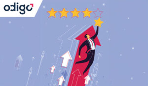 Person jumping and putting stars in the air