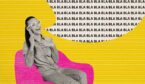 Person talking on phone - runaway talker concept