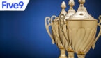3 trophies on a dark blue background