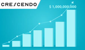 Graph with $100 million at the top
