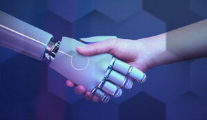 Robot hand and human hand