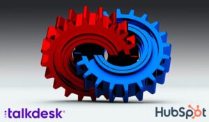 A pair of interlaced metallic gears