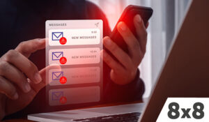 SMS Fraud messages concept