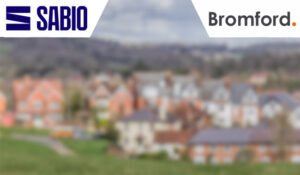 Housing development blurred out