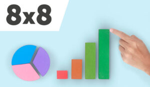 Research concept with graphs and hand pointing