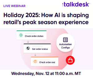 thumbnail advert promoting event How AI Is Shaping Retail’s Peak Season Experience – Webinar