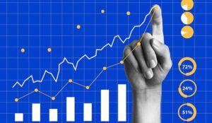 Forecasting concept with graphs