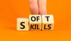 Soft skills on wooden blocks