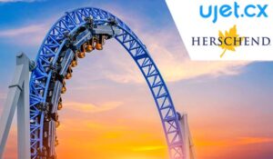 Theme park roller-coaster attraction