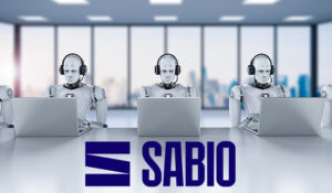 Robots on the phone representing as call centre agents