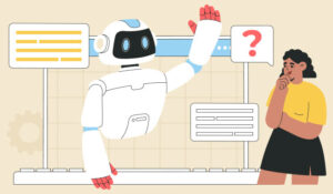 AI chatbot assistant and human