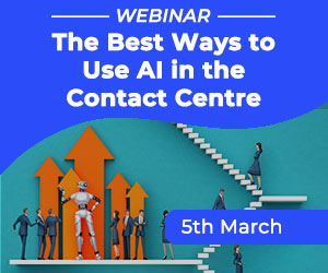 The best ways to use AI in the contact centre webinar image