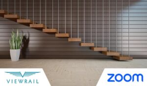 Floating stairs in a house