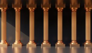 Seven golden pillars