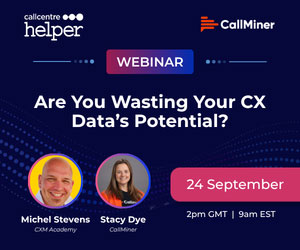 callminer webinar wasting data potential 24th Sept