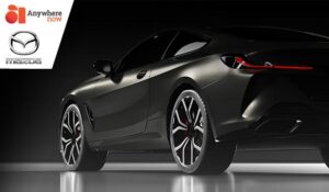 Car on a dark black background