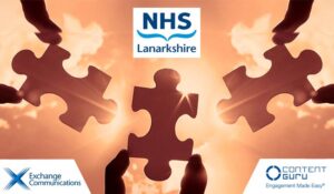 3 puzzle pieces being put together