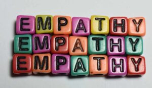 The word empathy written on blocks