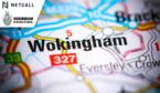 Wokingham on a map