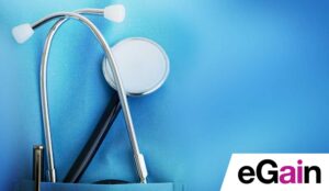 Healthcare concept with scrubs and stethoscope