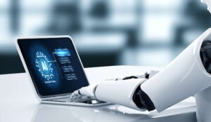 Robot on computer