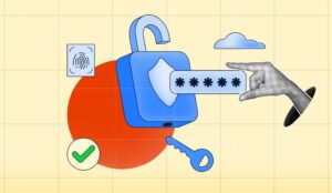 5 Stars unlocking a lock