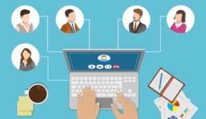 Remote workforce concept