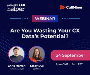 callminer webinar wasting data potential 24th Sept