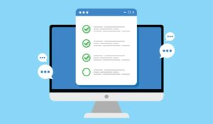 Online quality assurance checklist