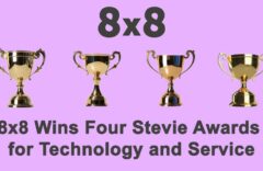 8×8 Wins Four Stevie Awards for Technology and Service