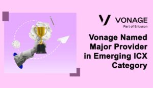 Vonage Named Major Provider in Emerging ICX Category