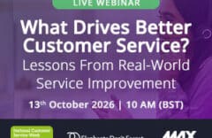 What Drives Better Customer Service? – Webinar