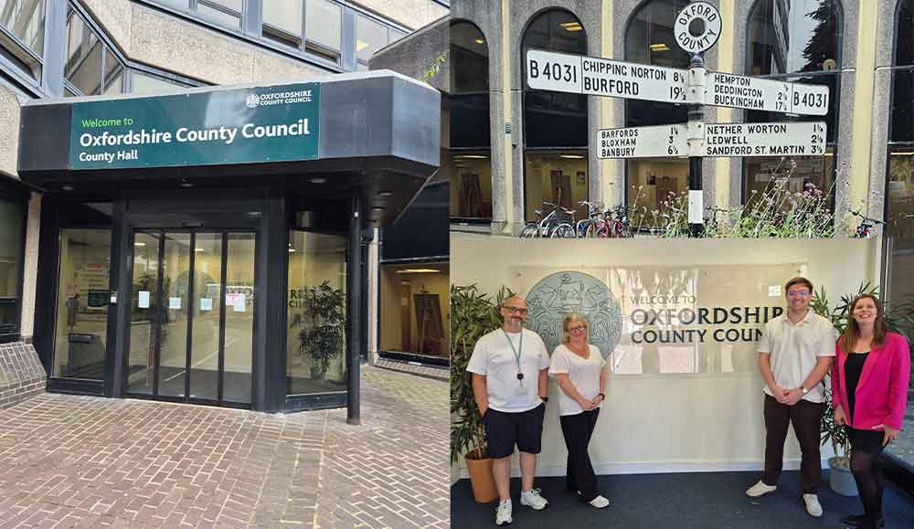 Collation of pictures from the site visit to Oxfordshire County Council