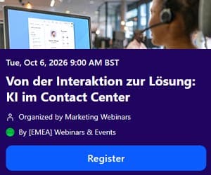Von der Interaktion zur Lösung: KI im Contact Center – Webinar