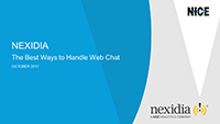 Webinar Slides: The Best Ways to Handle Webchat by Aruf Khan