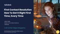 Webinar Slides for Jafar Adibi on First Contact Resolution How to get it right first time, everytime