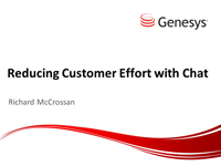 Webinar Slides: Best Practices for Using Web Chat by Richard Mccrossan