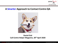  Daniel Ord slides from QA webinar