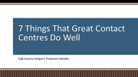  Prashant Parekhslides from Great Contact Centres webinar