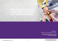 Natalie Calvert slides from Performance Management webinar