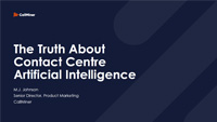  MJ Johnson slides from contact centre ai webinar