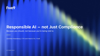 James Edmonds Webinar: Responsible AI in Customer Interactions - Compliance Without Compromise Webinar Slides